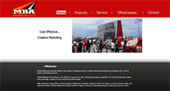 Desktop Screenshot of mobilebillboards.com.au