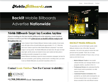 Tablet Screenshot of mobilebillboards.com